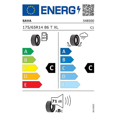 Sava 175/65 R14 86T Perfecta Xl Oto Yaz Lastii ( retim TARIHI:2024 )