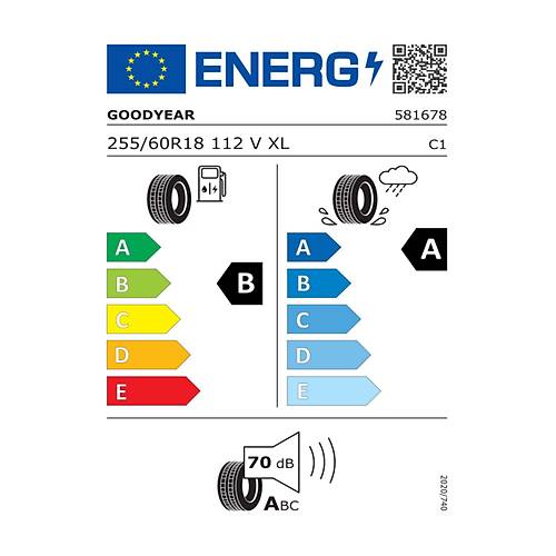 255/60R18 112V XL EfficientGrip 2 SUV