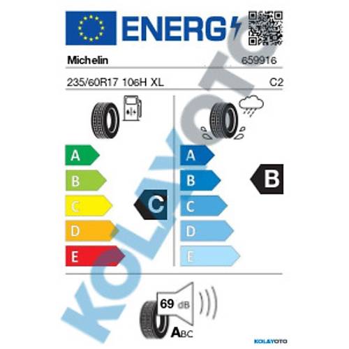 Michelin 235/60 R17 106H XL Pilot Alpin 5 SUV K Lastii ( retim Yl: 2022 )