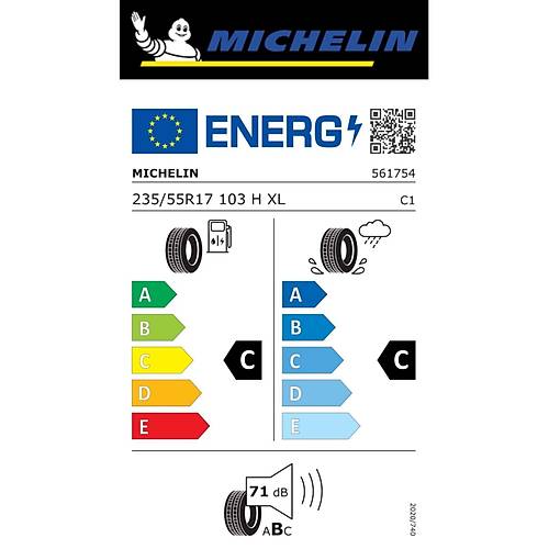 Michelin 235/55 R17 103H Xl Latitude Cross Suv Yaz Lastii ( retim Yl: 2023 )