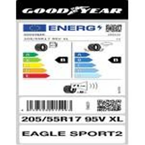 Goodyear 205/55 R17 95V Eagle Sport 2 Xl Oto Yaz Lastii ( retim Yl: 2023 )