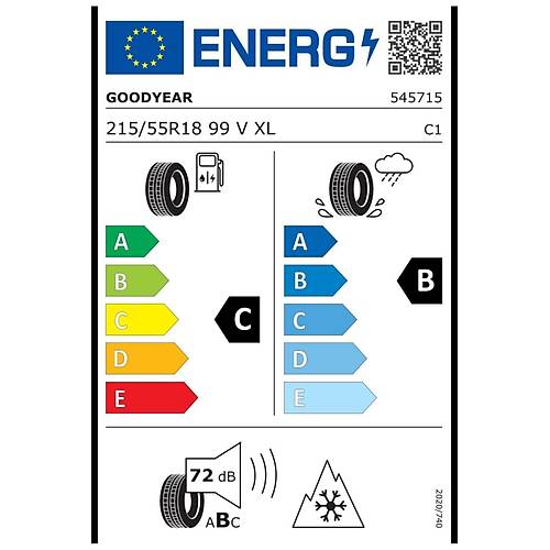 Goodyear 215/55 R18 99V Vector 4 Seasons Suv Gen-2 Xl Oto 4 Mevsim Lastii ( retim Yl: 2024 )