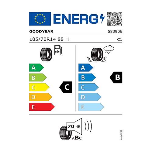 Goodyear 185/70 R14 88H Eagle Sport 2 Oto Yaz Lastii ( retim Yl: 2024 )