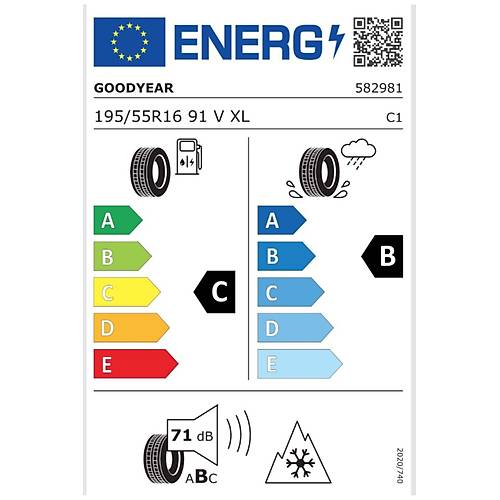 Goodyear 195/55 R16 91V XL Eagle Sport 4 Seasons 4 Mevsim Oto Lastii ( retim Yl: 2023 )