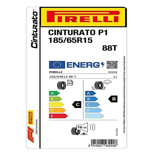 185/65R15 88T Cinturato P1