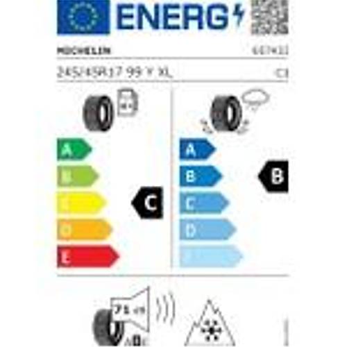 Michelin 245/45 R17 99Y Xl Crossclimate 2 Oto 4 Mevsim Lastii ( retim Yl: 2024 )