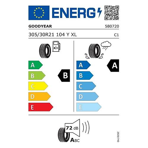 305/30R21 104Y XL Eagle F1 Asymmetric 5 NF0 FP