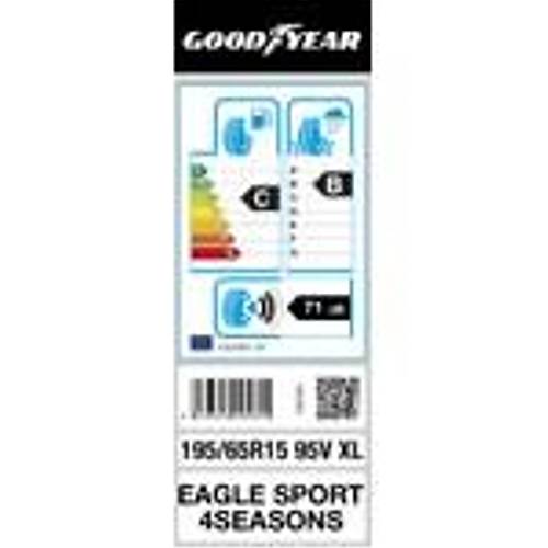 Goodyear 195/65 R15 95V XL Eagle Sport Oto 4 Mevsim Lastii ( retim Yl: 2023 )