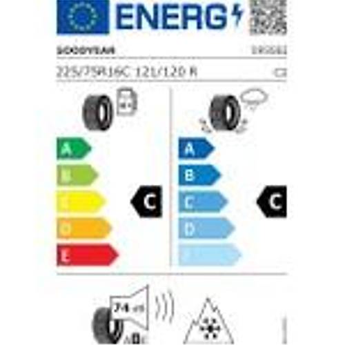 Goodyear 225/75 R16C 121/120R Eagle Sport 4Seasons Cargo Hafif Ticari 4 Mevsim Lastii (retim Yl: 2024)