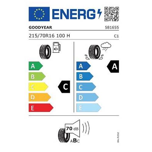 Goodyear 215/70 R16 100H Efficientgrip 2 Fp Oto Yaz Lastii ( retim Yl: 2023 )