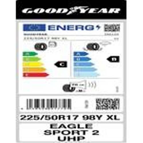 Goodyear 225/50 R17 98Y Eagle Sport 2 Uhp Xl Fp Oto Yaz Lastii (retim Yl: 2023)