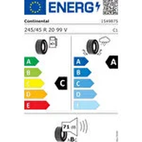 Continental 245/45 R20 99V Premiumcontact 6 Suv Yaz Lastii (retim Yl: 2024)