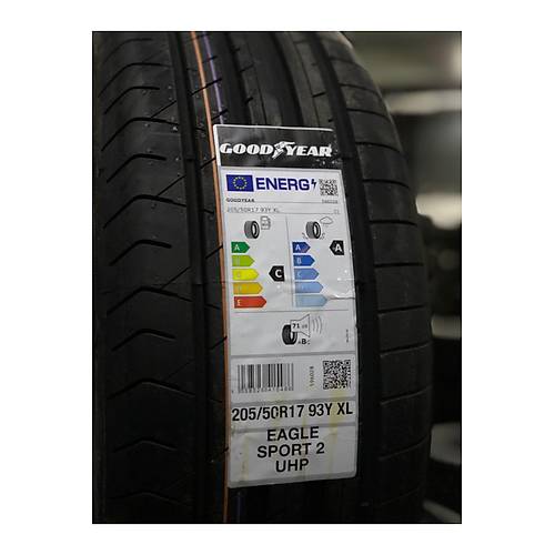 Goodyear 205/50 R17 93Y Eaglesport 2 Uhp Xl Fp Oto Yaz Lastii (retim Yl: 2023)