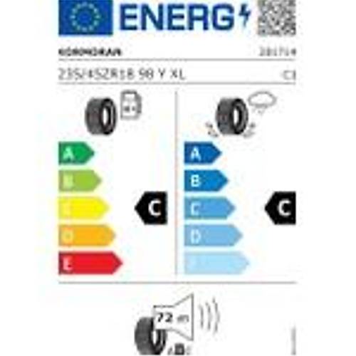 Kormoran 235/45 R18 98Y Xl Ultra High Performance Oto Yaz Lastii (retim Yl: 2024)