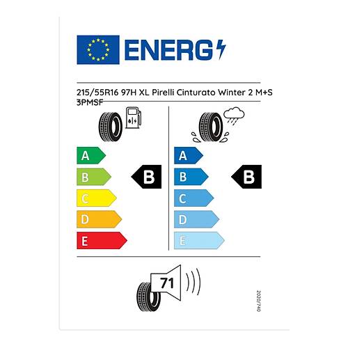 215/55R16 97H XL Cinturato Winter 2