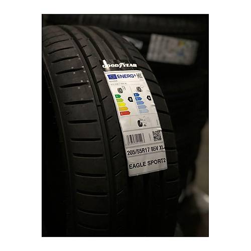 Goodyear 205/55 R17 95V Eagle Sport 2 Xl Oto Yaz Lastii ( retim Yl: 2024 )