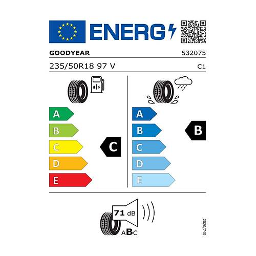 Goodyear	235/50R18 97V Eagle F1 Asymmetric 3 SUV FP	2023