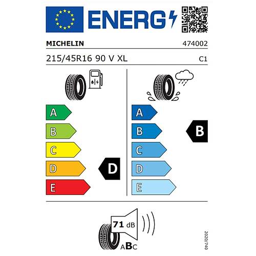 Michelin 215/45 R16 90V XL Pilot Sport 3AO DT1 GRNX Oto Yaz Lastii ( retim Yl: 2023 )