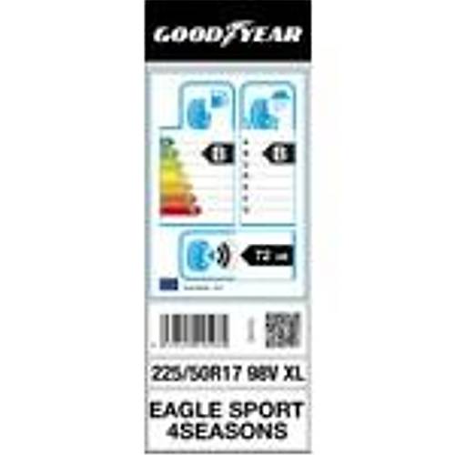 Goodyear 225/50 R17 98V XL Eagle Sport 4 Seasons FP Oto 4 Mevsim Lastii ( retim Yl: 2023 )