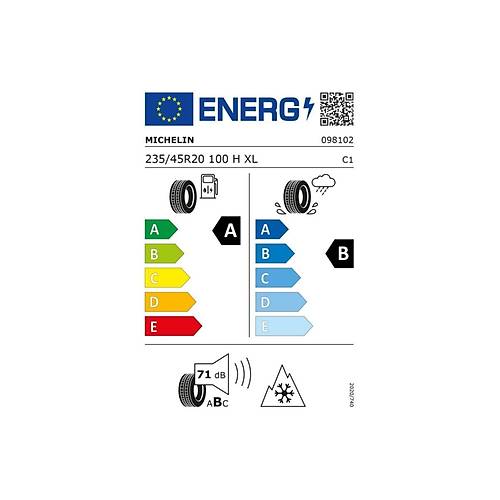 Michelin 235/45 R20 100H Xl Crossclimate 2 Suv Vol Oto 4 Mevsim Lastii ( retim Yl: 2024 )