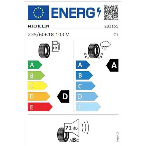 Michelin 235/60 R18 103V Pilot Sport 4 Suv Suv Yaz Lastii ( retim Yl: 2024 )