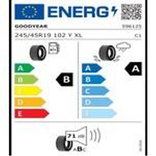 Goodyear 245/45 R19 102Y Eagle Sport 2 Uhp Xl Fp Oto Yaz Lastii (retim Yl: 2023)