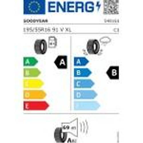 Goodyear 195/55 R16 91V Xl Efficientgrip Performance Binek Yaz Lastii ( retim Yl: 2024 )