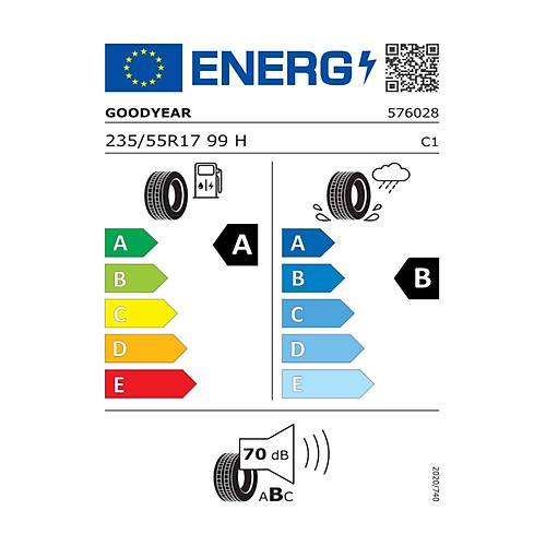 Goodyear 235/55 R17 99H Eagle F1 Asymmetric 5 Oto Yaz Lastii ( retim Yl: 2023 )