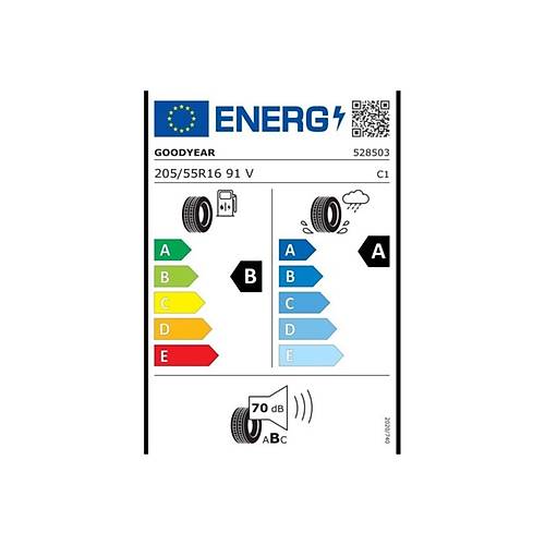 Goodyear 205/55 R16 91V Efficientgrip Performance 4 Kanal Oto Yaz Lastii (retim Yl: 2024)