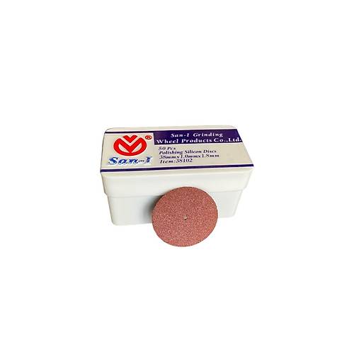 Separe/polishing silickon discs 38mm x 1.0mm x 1.8 mm (1 adet )
