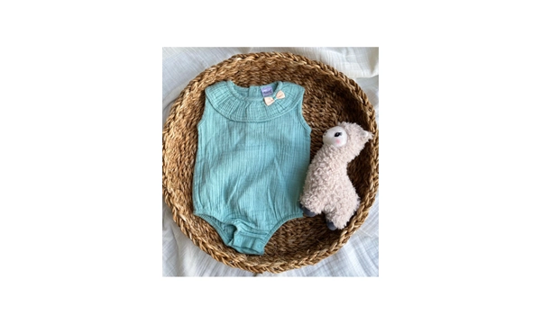 Lily %100 Organik Pamuk Kolsuz Mslin Tulum