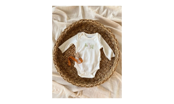 BabyCosy Bunny %100 Organik Pamuk 3l Uzun Kollu t tl Body