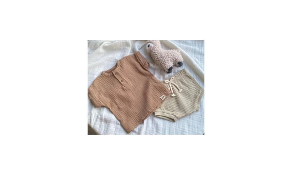ToprikoKids Natural %100 Organik Pamuk Alt st Takm