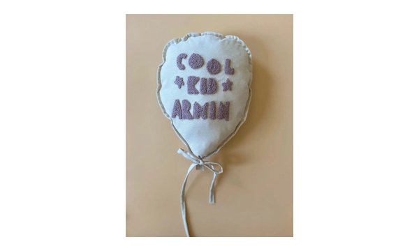 ToprikoKids Cool Kid Dekoratif Balon Yastk & Duvar Ss (EL YAPIMI)
