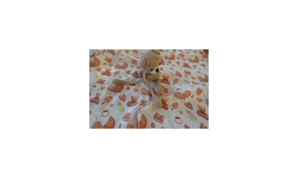 ToprikoKids Baby Bear %100 Organik Pamuk ift Kat Mslin rt