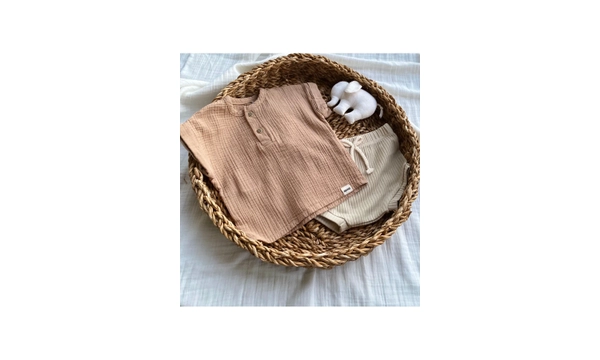 ToprikoKids Natural %100 Organik Pamuk Alt st Takm