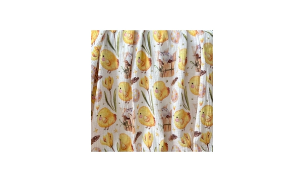 Civo %100 Organik Pamuk 100x100 Cm ift Kat Mslin rt