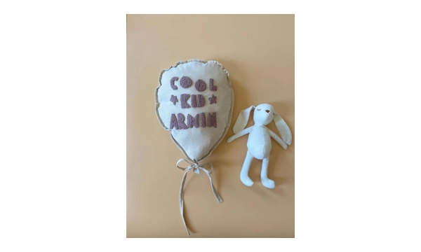 ToprikoKids Cool Kid Dekoratif Balon Yastk & Duvar Ss (EL YAPIMI)