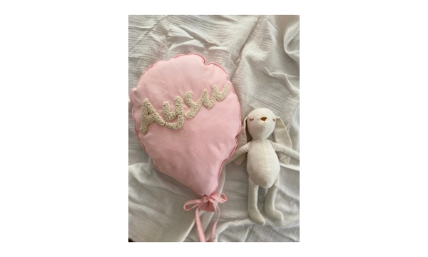 ToprikoKids Hello World Dekoratif Balon Yastk Duvar Ss El Yapm