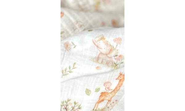 ToprikoKids Lovely Farmers %100 Organik Pamuk , Gots Oeko Teks Sertifikal ift Kat 95x100 Cm Mslin rt