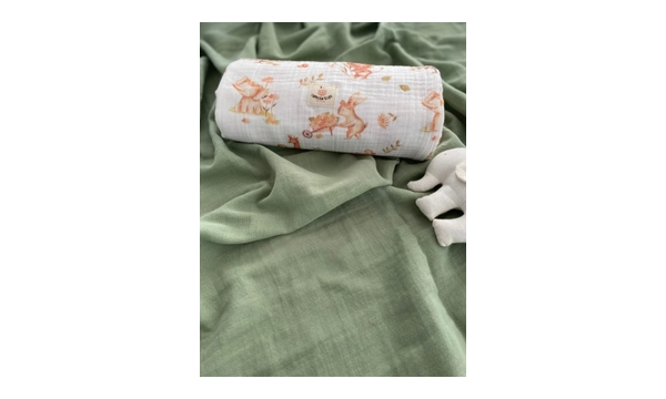 ToprikoKids Lovely Farmers %100 Organik Pamuk , Gots Oeko Teks Sertifikal ift Kat 95x100 Cm Mslin rt