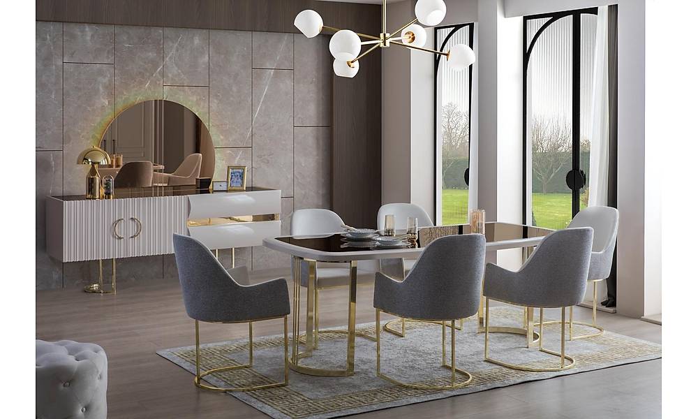 Gümüş Ev Gucci Yemek Odası