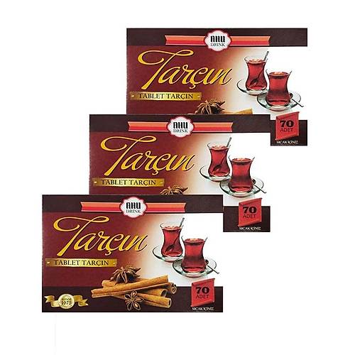 Tarn Aromal ecek Tableti 70 Adet-500 Gr x 3 Adet