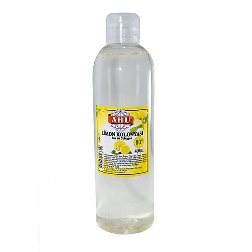 AHU Limon Kolonyas 80 Derece - 100 ml + 400 ml kili Set