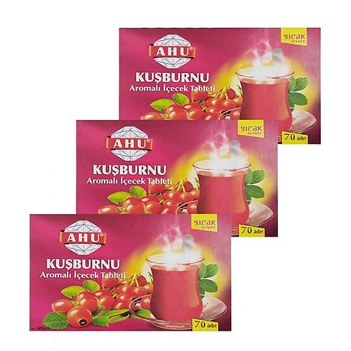 Kuburnu Aromal ecek Tableti 70 Adet-500 Grx 3 Adet