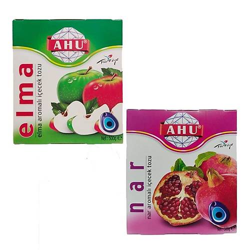 Elma ve Nar Aromal kili Toz Mini ecek Seti -500 gr