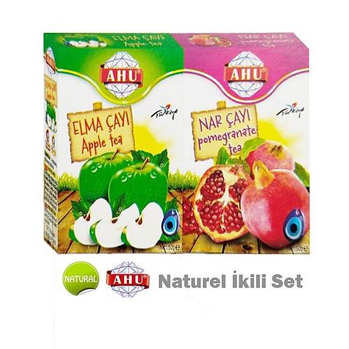 Natural Elma ve Nar Aromal kili ay Seti -100 gr