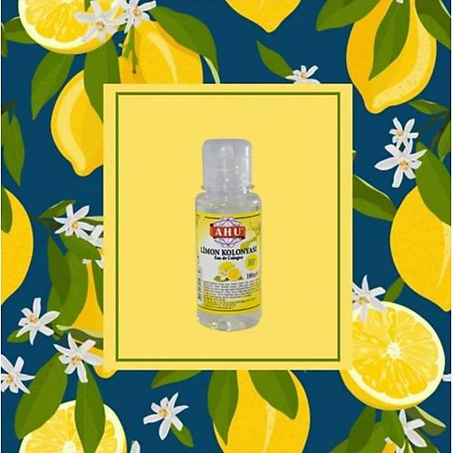 AHU Limon Kolonyas 80 Derece - 100 ml x 3 Adet