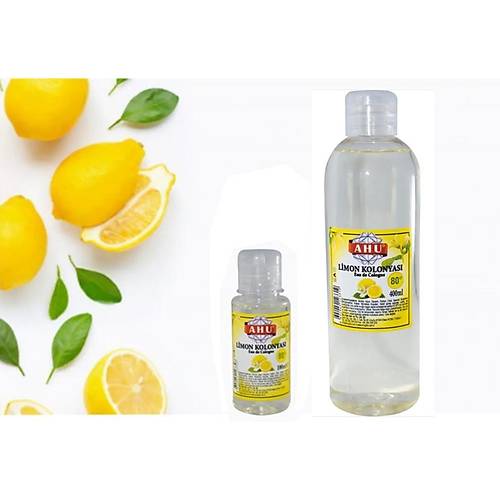 AHU Limon Kolonyas 80 Derece - 100 ml + 400 ml kili Set