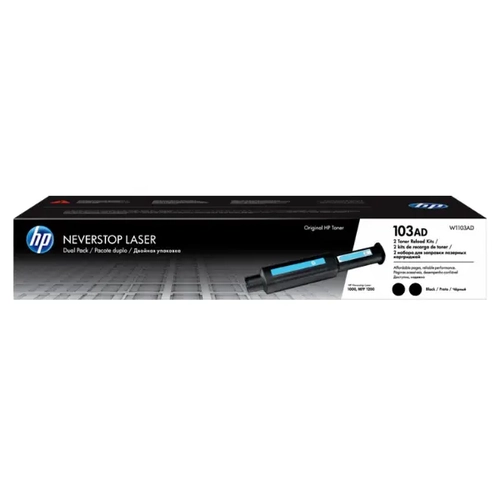 HP 103AD Black Siyah 2.500 Sayfa x 2 iftli Neverstop Toner W1103AD